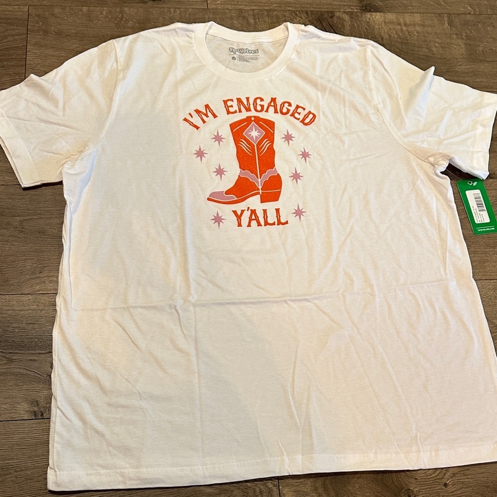 I’m Engaged Y’all 👢, Tipsy Elves shirt - Picture 3 of 7